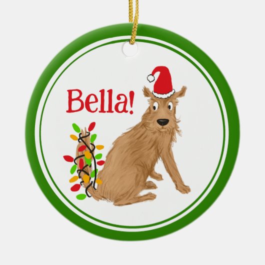 Pet ornament grappige humor schattige hond (Voorkant)