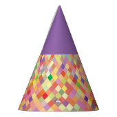 pet Paarse Harlequin Feesthoedjes (Links)