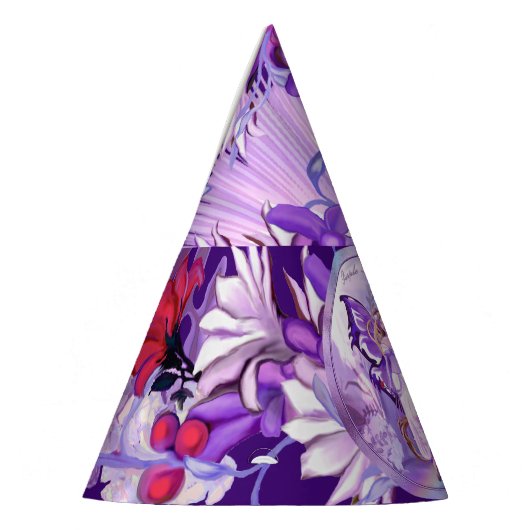 Pet Paarse Sun Fairy Party Feesthoedjes (Links)