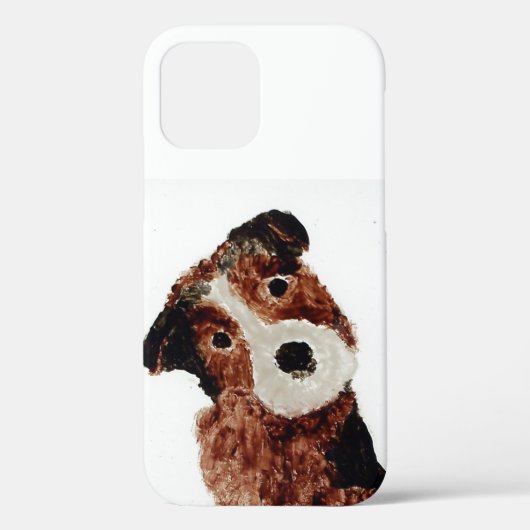 Pet Painting Cute Terrier Dog Case-Mate iPhone Case (Achterkant)