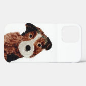 Pet Painting Cute Terrier Dog Case-Mate iPhone Case (Achterkant (horizontaal))