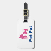 Pet Pal-Bagagelabel Bagagelabel (Voorkant verticaal)