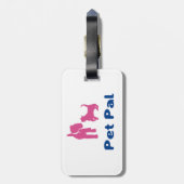 Pet Pal-Bagagelabel Bagagelabel (Achterkant verticaal)