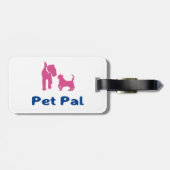 Pet Pal-Bagagelabel Bagagelabel (Achterkant horizontaal)