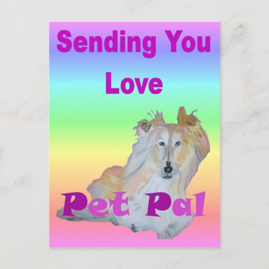 Pet Pal Briefkaart (Voorkant)