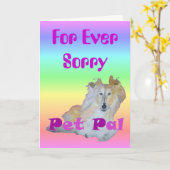 Pet Pal Kaart (Gele Bloem)