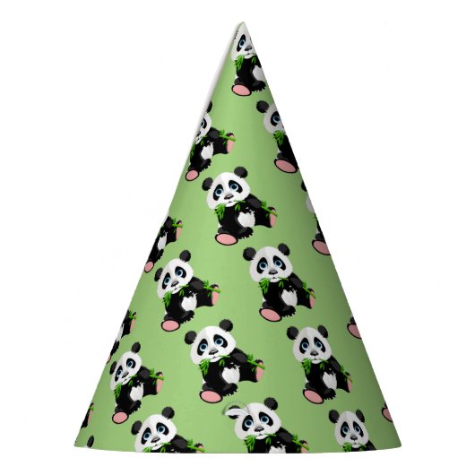 Pet Panda Party Feesthoedjes (Links)