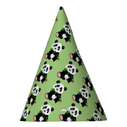 Pet Panda Party Feesthoedjes (Rechts)