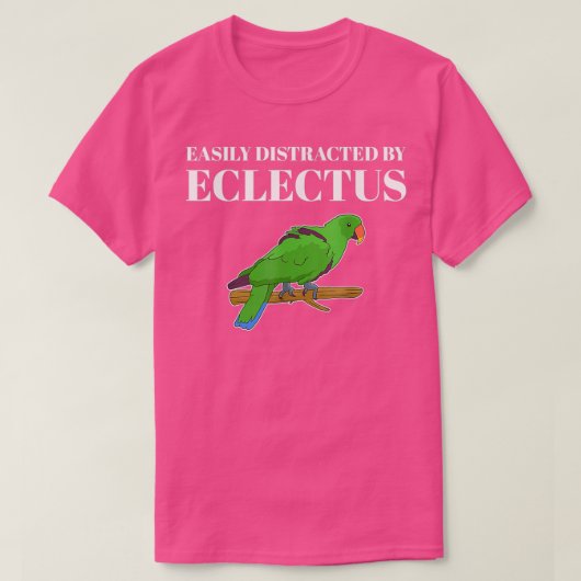 Pet Parrot-eigenaar is gemakkelijk verstoord door  T-shirt (Design voorkant)