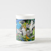 Pet Parrots of the World Bone China Mok (Voorkant)