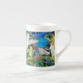 Pet Parrots of the World Bone China Mok (Rechts)