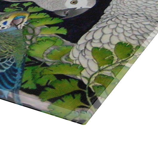 Pet Parrots of the World Cutting Board Snijplank (Hoek)