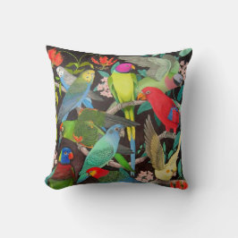 Pet Parrots of the World II Pillow Kussen