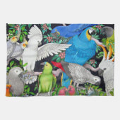 Pet Parrots of the World Kitchen Towel Theedoek (Horizontaal)