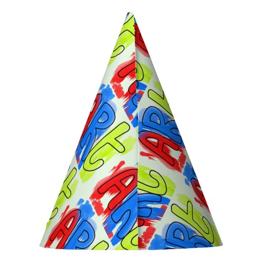 Pet partij feesthoedjes (Achterkant)