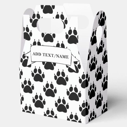 Pet Party Decor Aangepaste naam Bedankdoosjes (Geopend)