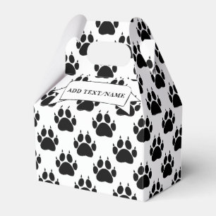 Pet Party Decor Aangepaste naam Bedankdoosjes