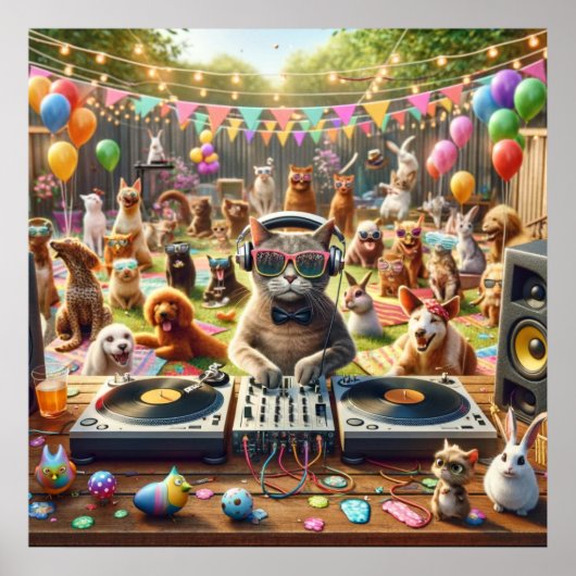 Pet Party Poster (Voorkant)