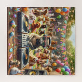 Pet Party Puzzel Legpuzzel (Horizontaal)