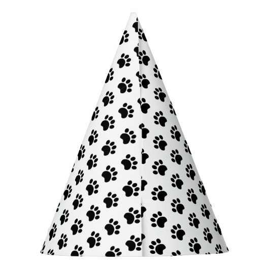 Pet Pauw Print Pattern Party Feesthoedjes (Achterkant)