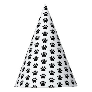 Pet Pauw Print Pattern Party Feesthoedjes