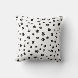 Pet Paw - Auto of Dog Naadloos Patroon Kussen