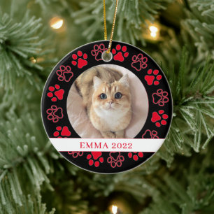 Pet Paw Custom Cat Photo-keramiek Keramisch Ornament