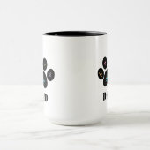 Pet Paw Dog / Cat Love You DAD Coffee Mok (Midden)