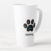 Pet Paw Dog / Cat Love You Mama Latte Mok (Rechterhoek)