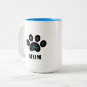 Pet Paw Dog / Cat Love You MOM Coffee Mok (Voorkant links)