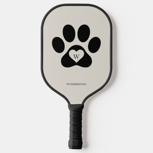 pET pAW dOG cAT Pickleball Paddle (Achterkant)