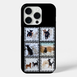 Pet Paw Heart Foto Prints Apple X 11 12 13 14 15 iPhone 15 Pro Case