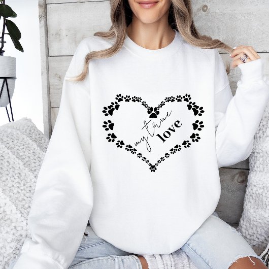 Pet Paw Heart | Mijn ware liefde Trui