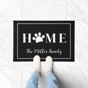 Pet Paw Home met Naam Deurmat