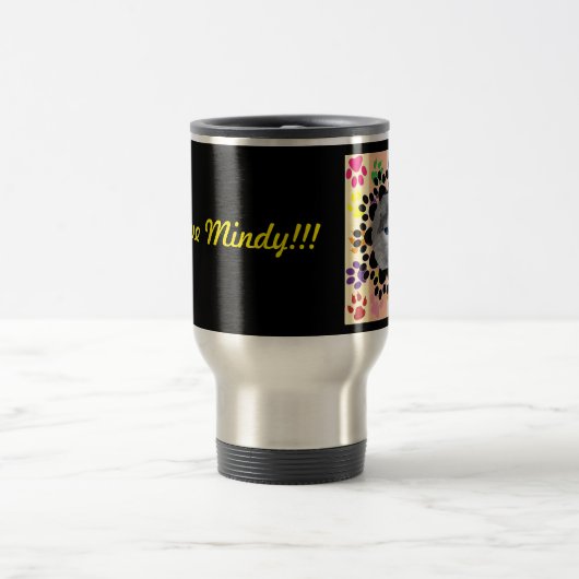 Pet Paw-Lijst op poten Reisbeker (Center)