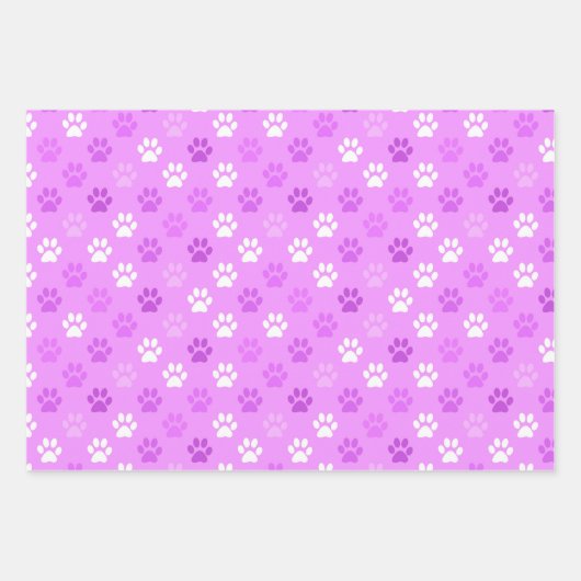 Pet Paw-pekels Inpakpapier Vel (Voorkant 3)