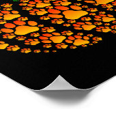 Pet Paw Print Pompoen Pumpkin Herfst Thanksgivin (Hoek)