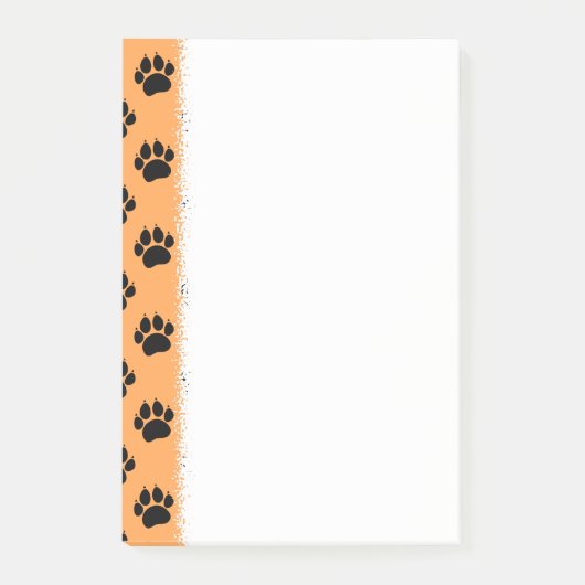 Pet Paw Print Post-it® Notes (Voorkant)