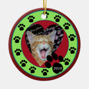 Pet Paws 2010 Keramisch Ornament