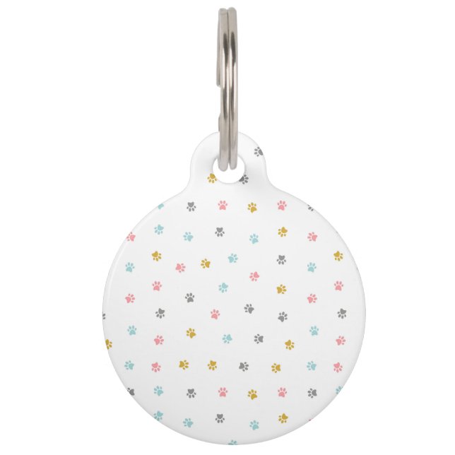 Pet Paws bevestigen Huisdierpenning (Voorkant)