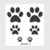 Pet Paws bevestigen Sticker (Vel)
