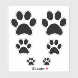 Pet Paws bevestigen Sticker
