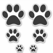Pet Paws bevestigen Sticker (Voorkant)