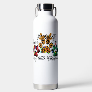 Pet Paws hebben je zelf een fijne kerst Waterfles