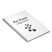 Pet Paws, het dagboek van een hond Notitieboek (Rechterzijde)