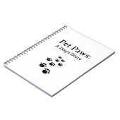 Pet Paws, het dagboek van een hond Notitieboek (Linkerzijde)