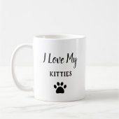 Pet Paws I Love My Katten Koffiemok (Links)