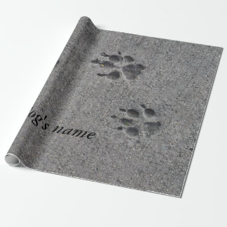 Pet Paws in Cement - Altijd daar Cadeaupapier