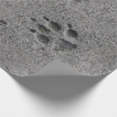 Pet Paws in Cement - Altijd daar Cadeaupapier (Hoek)