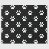 Pet Paws Patroon Cadeaupapier (Vlak)